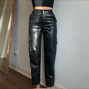 ARITZIA Cargo leather Pants